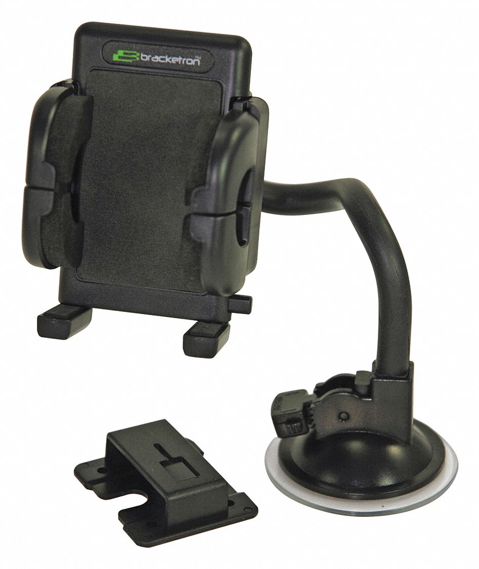 GPS Mount: Mobile Phone Mount, Mobile Phones/MP3 Players/Tablets, Windshield, Black