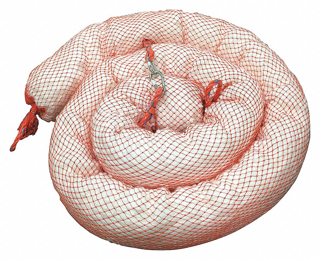 BARRAGE ABSORBANT, 10 PI X 5 PO, 31 GAL PAR PAQUET, BLANC