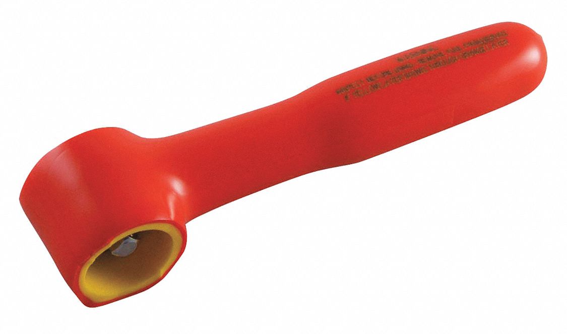 1/4-IN DRIVE ROUND HEAD RATCHET, INSULATED, REVERSING, 5 3/4 IN L, DROP-FORGED STEEL