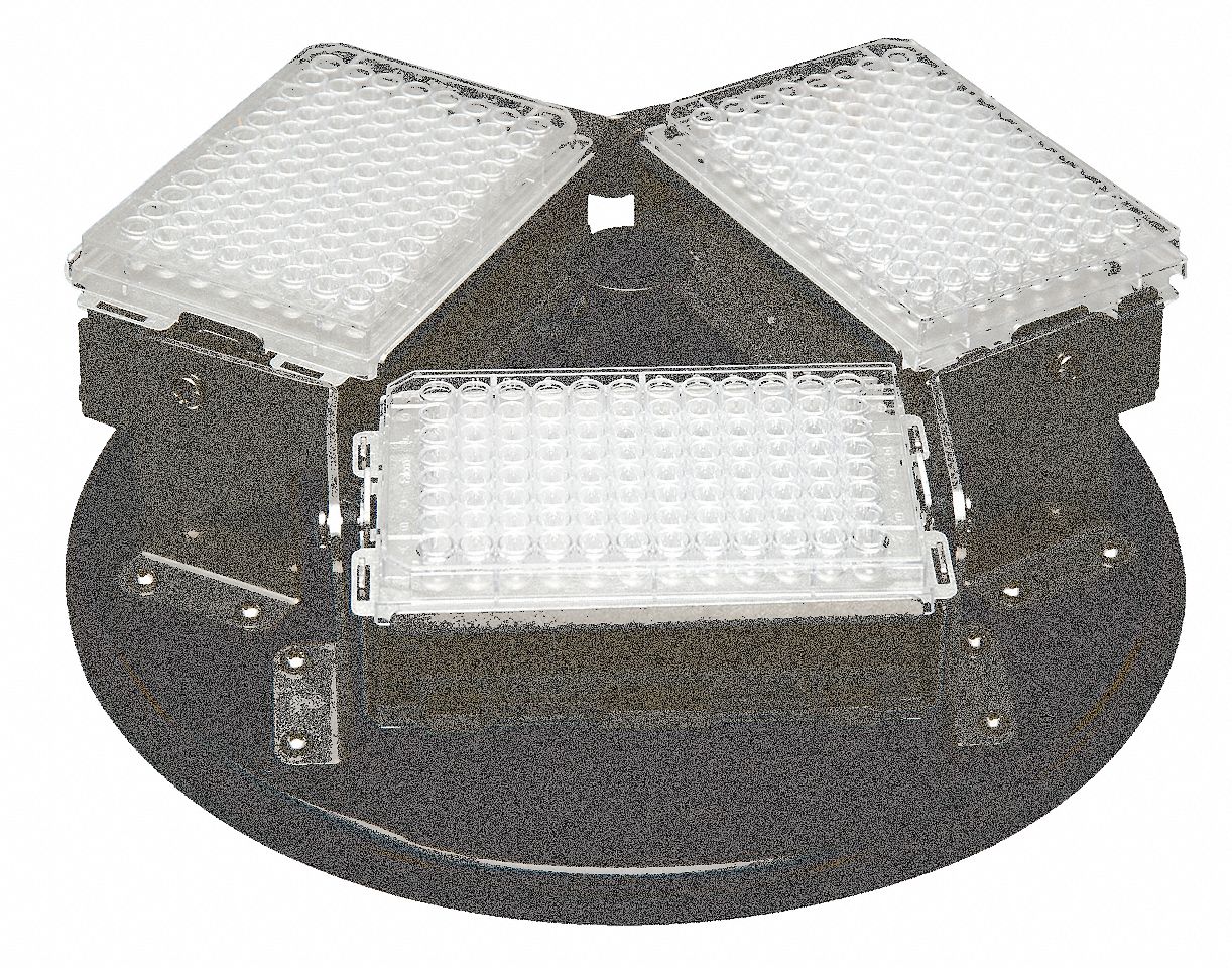 Laboratory Rotor: Microtiters, Rotor, 11 3/8 in Overall Dia, Fixed, 1, 700 RPM Speed - Max