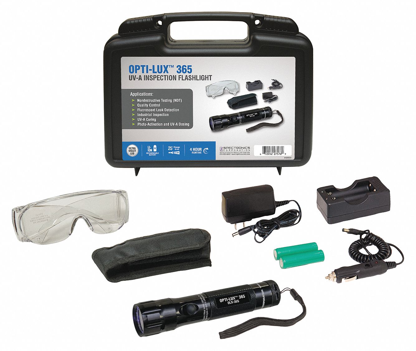 SPECTROLINE Kit de Linterna de Inspección UV - 39D690 | OLX-365 ...