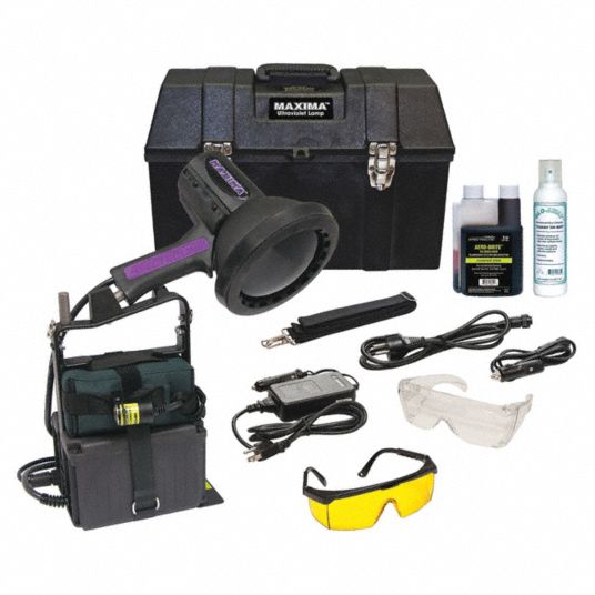 SPECTROLINE Hydraulic Oil Leak Detection Kit, UV Lamp, Aviation Fluid