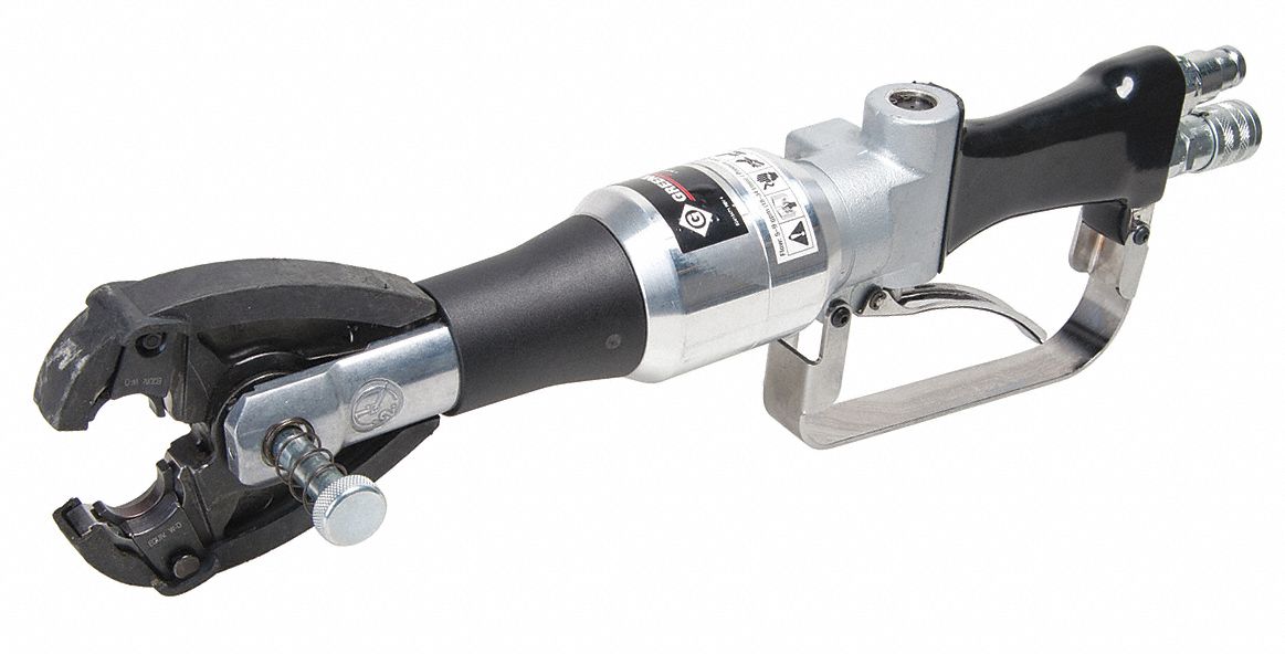 GREENLEE Remote Powered Crimping Head, Scissor, 6 ton Max. Force