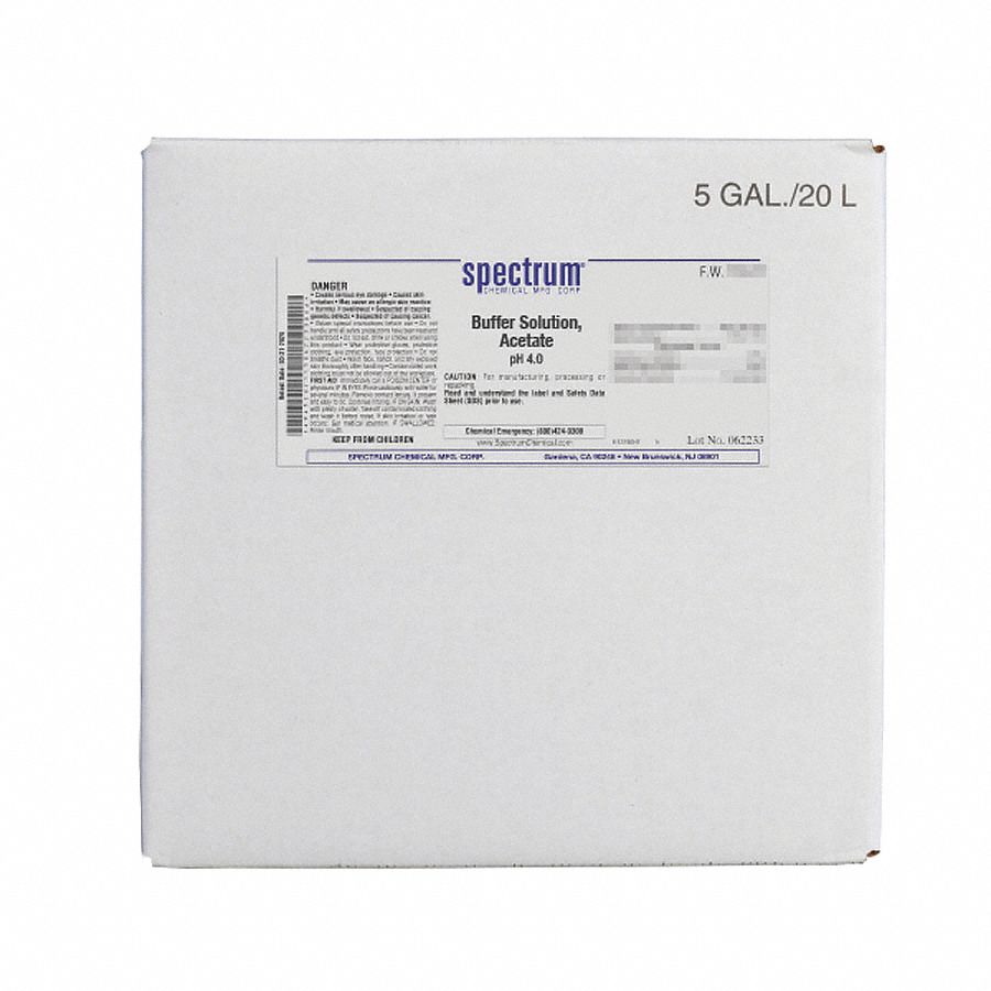 Buffer Solution,  pH 4.0,  Acetate, 20L