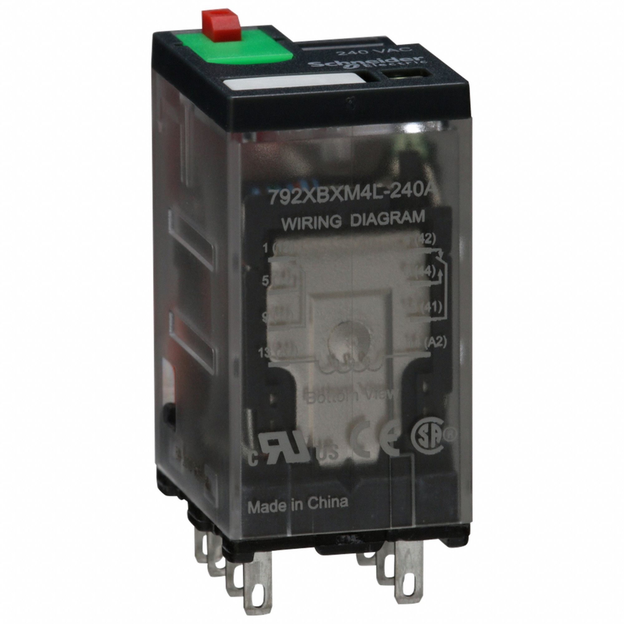General Purpose Relay: Socket Mounted, 12 A Current Rating, 240V AC, 8 Pins/Terminals