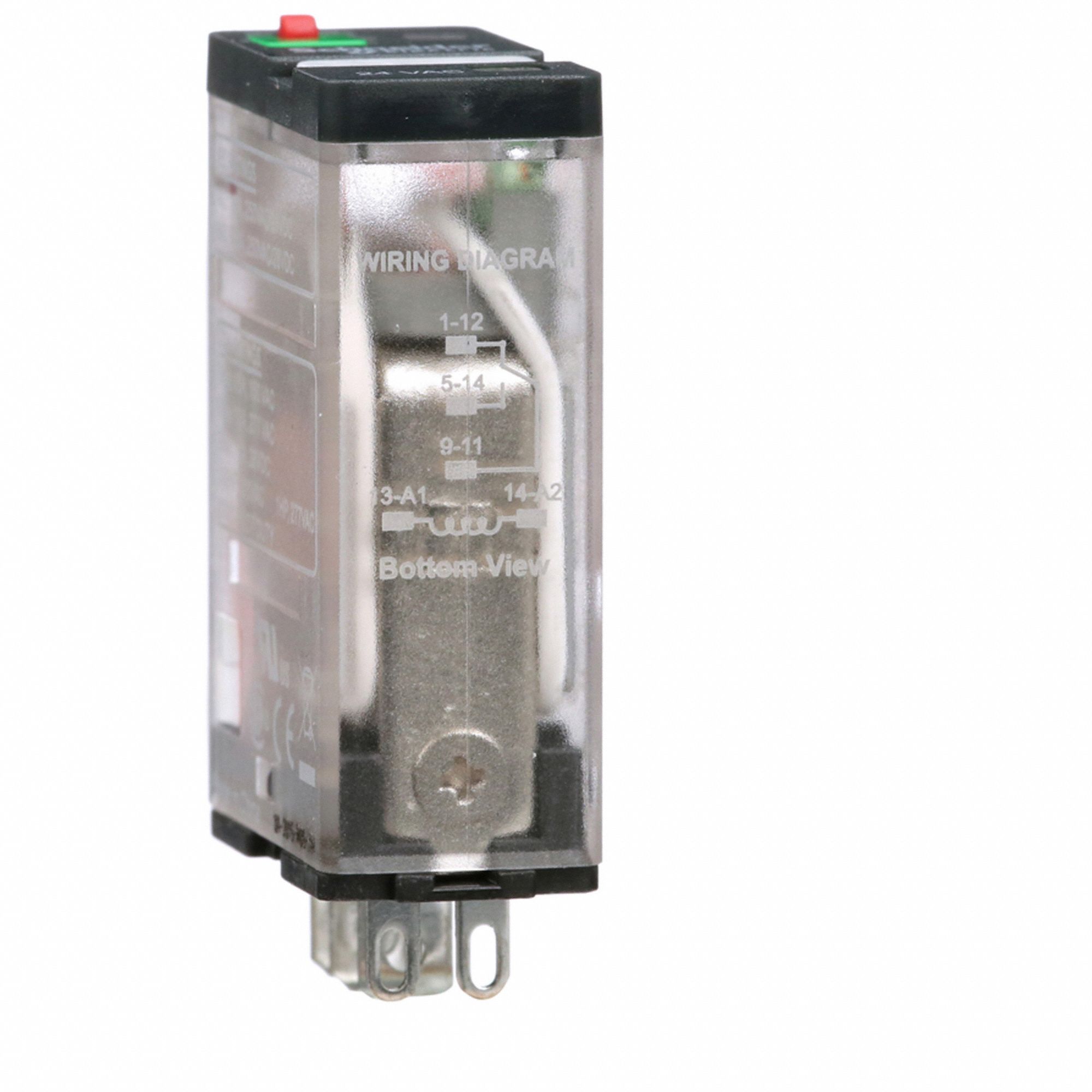 GENERAL PURPOSE RELAY, SOCKET MOUNTED, 15 A CURRENT RATING, 24V AC, 5 PINS/TERMINALS, SPDT