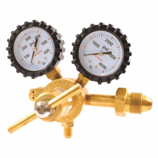 UNIWELD Nitrogen, Specialty Gas Regulator, CGA-580, Single Stage, Brass ...