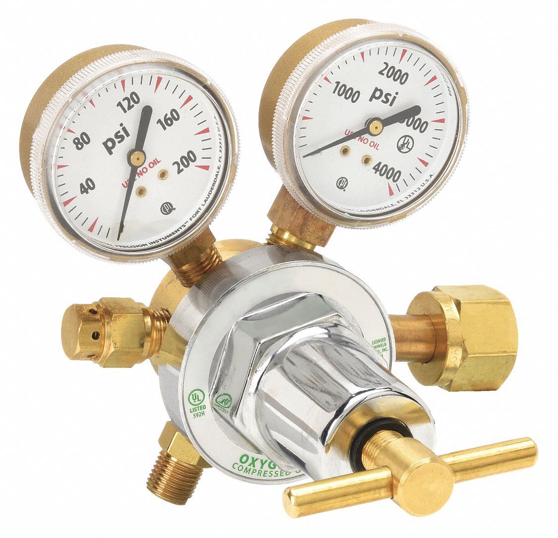 STAGE REGULATOR, SINGLE STAGE, CGA 540 INLET, 9/16