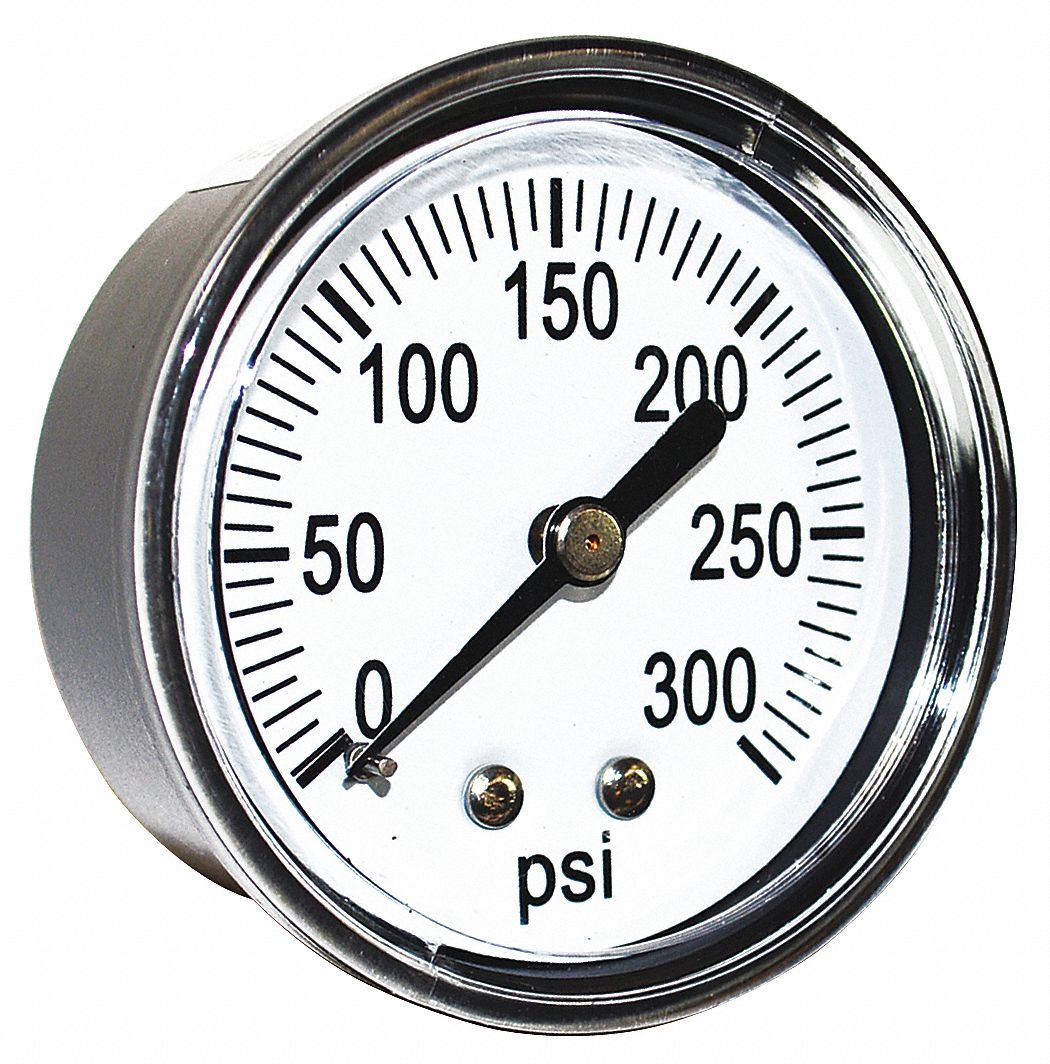 CHICAGO PNEUMATIC, 1312100845, Pressure Gauge, Pressure Gauge, Back