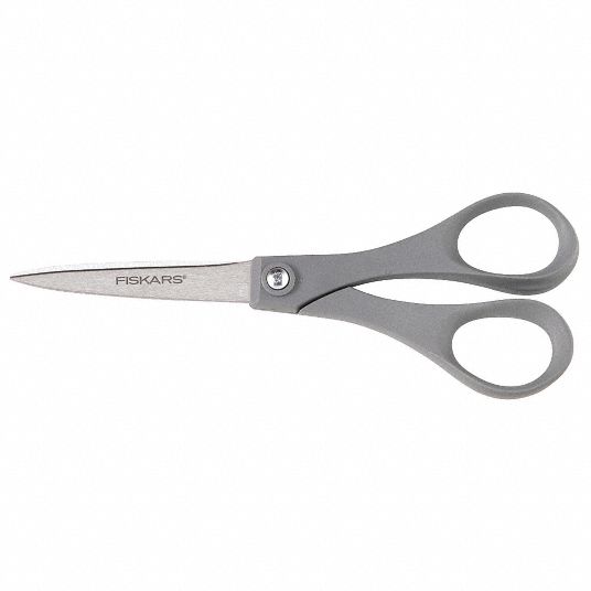 Fiskars 8 Inch Softgrip Scissors Straight, Stainless Steel (01