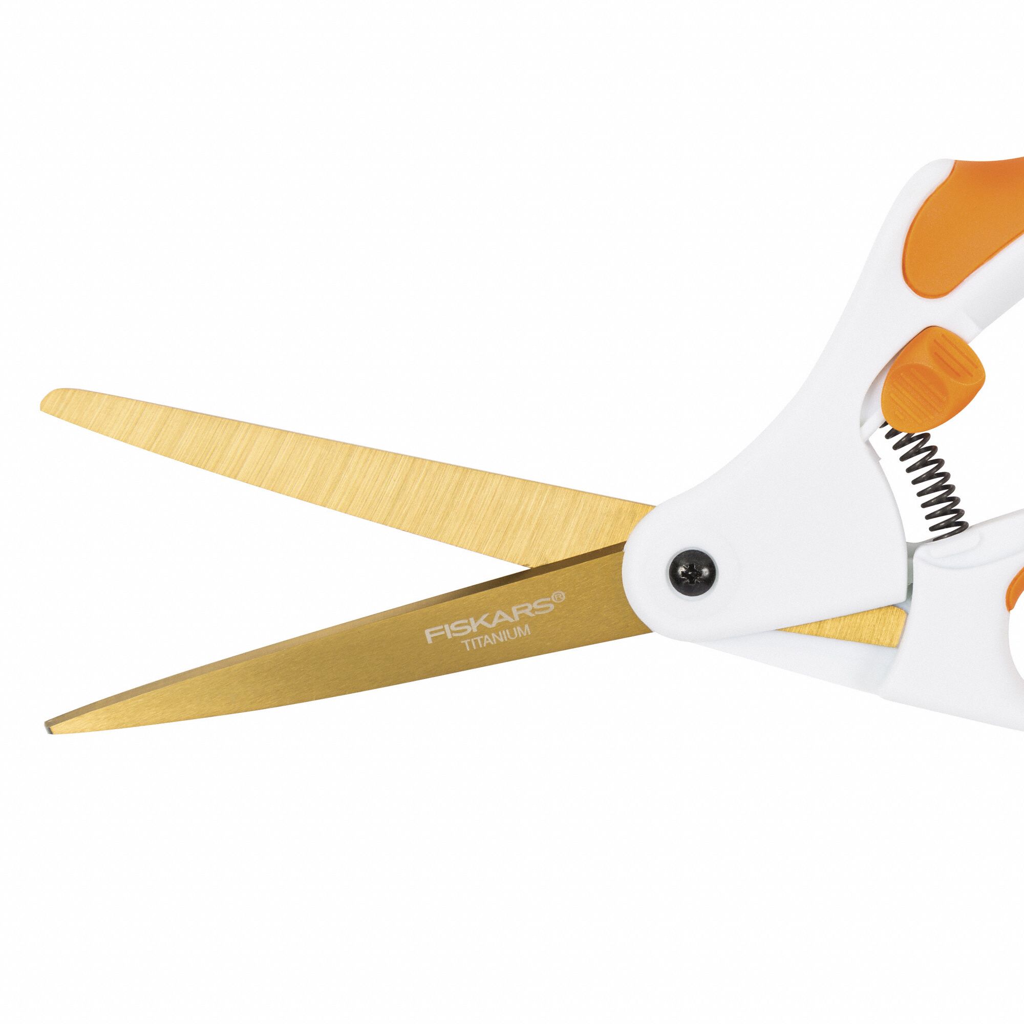 FISKARS Scissors Ambidextrous, 10 1/4 in Overall Lg, Straight, Steel