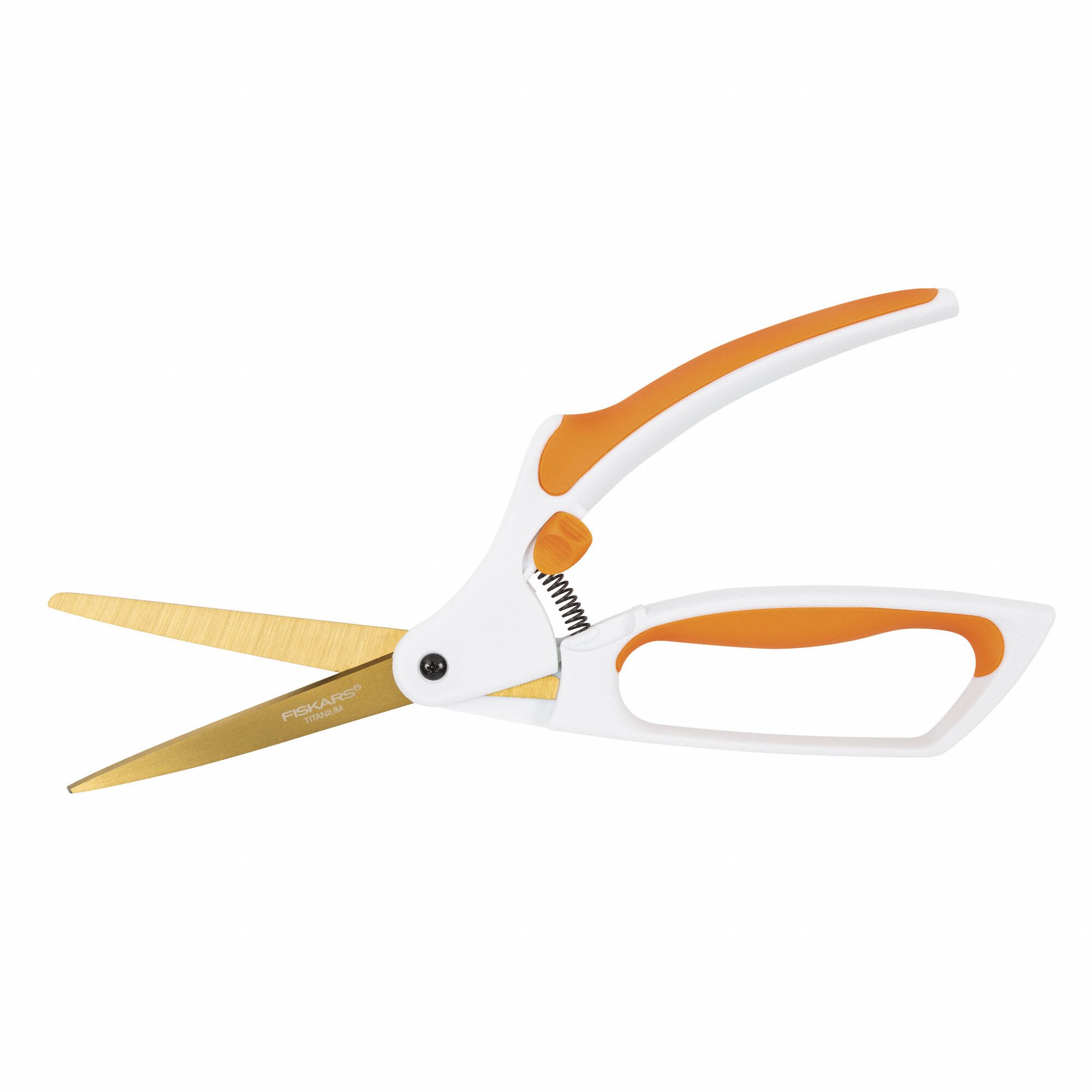 FISKARS Scissors Ambidextrous, 10 1/4 in Overall Lg, Straight, Steel