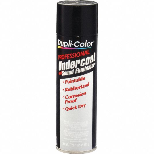 DUPLICOLOR DupliColor Spray Paint in Rubberized Black for Aluminum, Fiberglass, Metal, Plastic