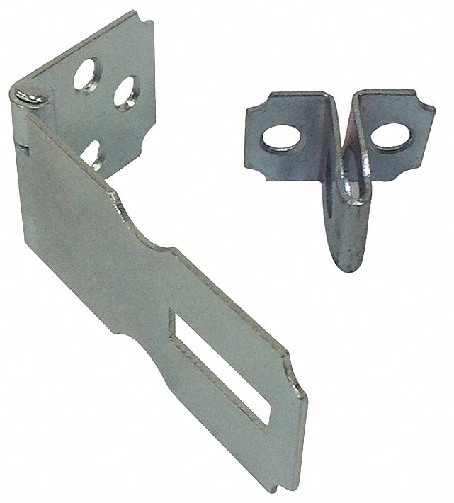 Fixed Staple Hasp Zinc Plated 2 1/2 L