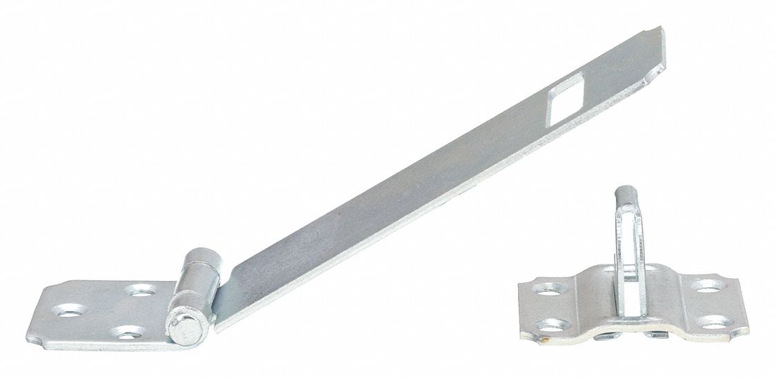 Fixed Staple Hasp,Zinc Plated,1-1/2inL