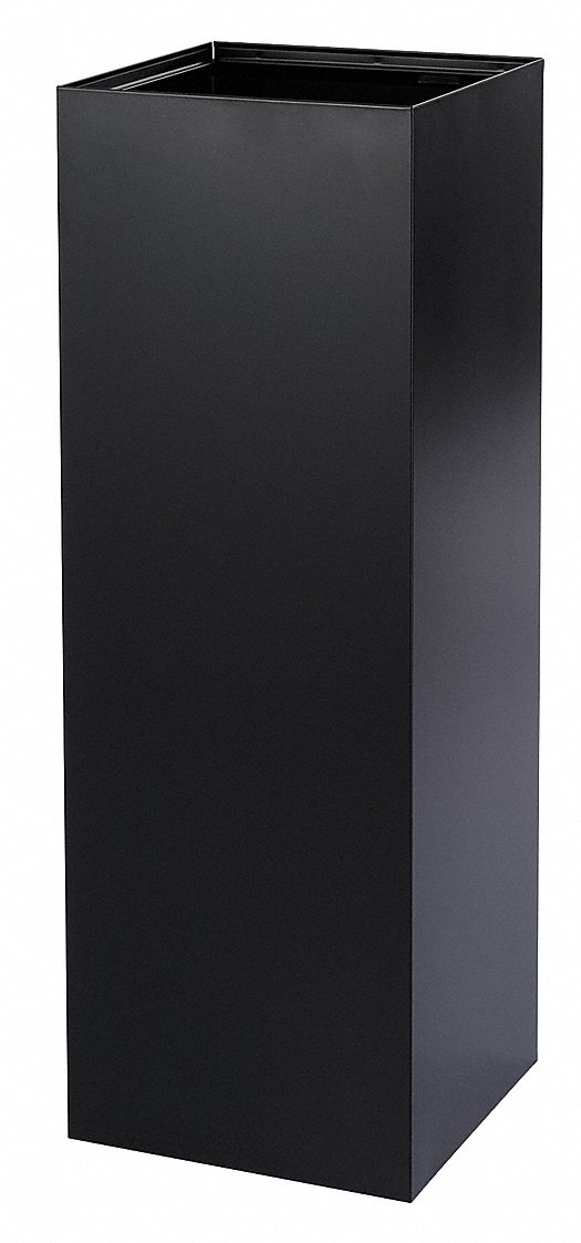 Recycling Container, Black, 42 gal.