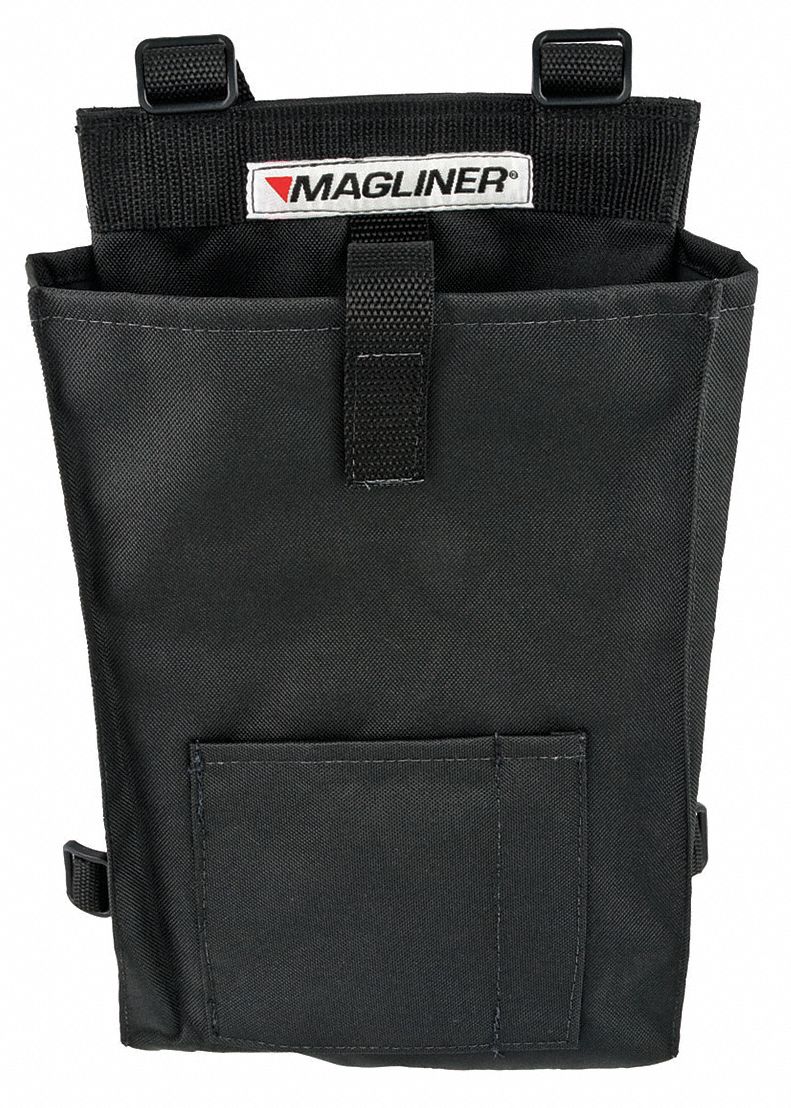 ACCESSORY BAG FOR HAND TRUCKS, 13 IN OVERALL H, 13 X 8 X 1 IN, CANVAS, BLACK, 302680