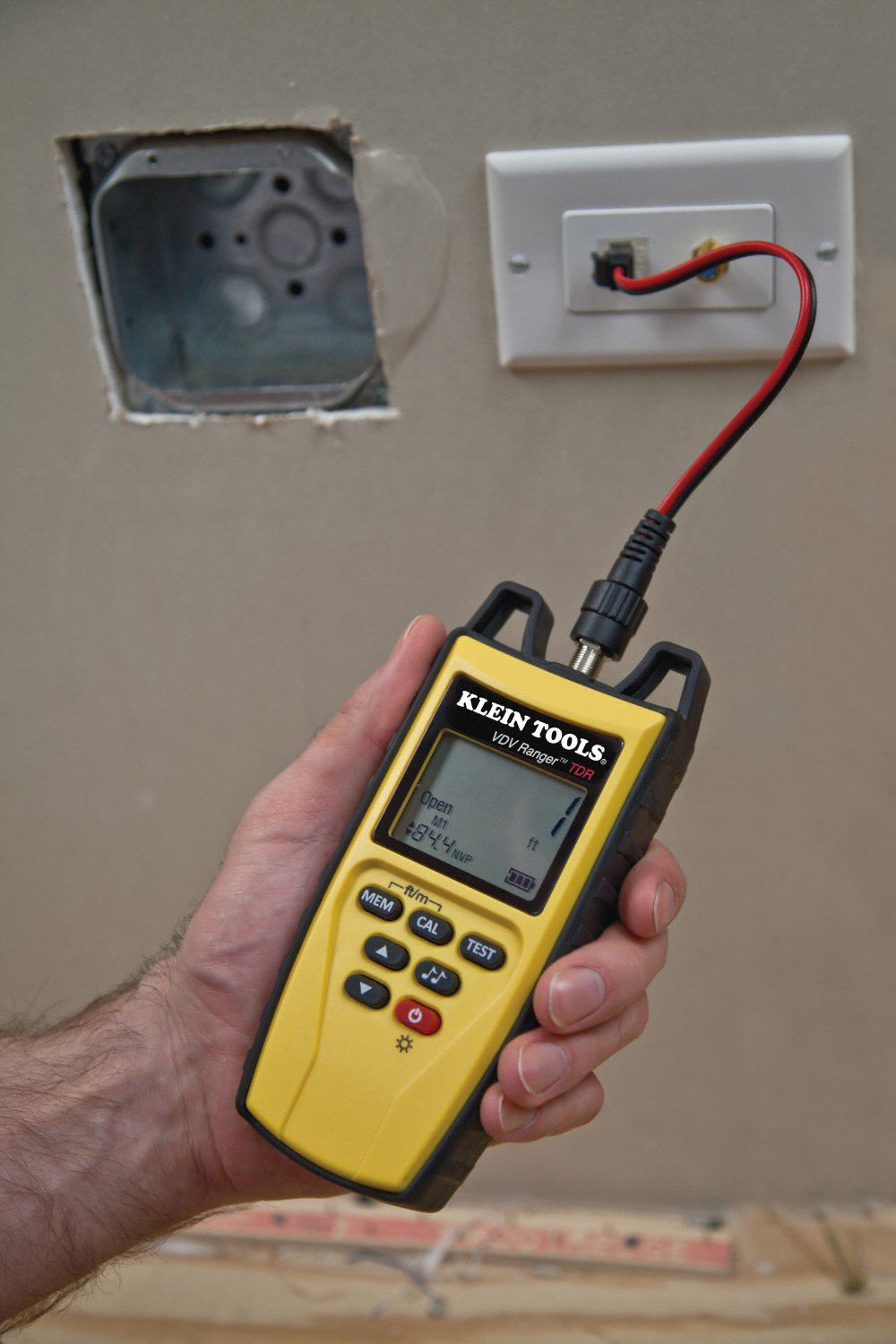 KLEIN TOOLS TDR Cable Tester, 015, 000 39E520VDV501815 Grainger