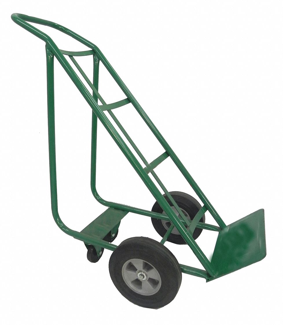 ERGONOMIC TILT-BACK STEEL GENERAL PURPOSE HAND TRUCK, 800 LB LOAD CAPACITY, STANDARD