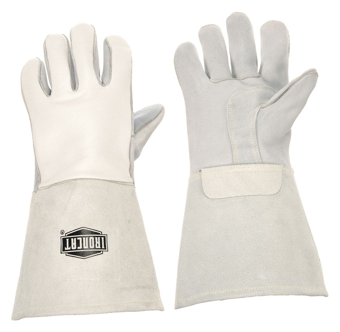 WELDING GLOVES,WHITE,PR