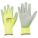 COATED GLOVES, XL (10), SMOOTH, PUR, PALM, 13 GA, KNIT CUFF, LIME, 12 PK