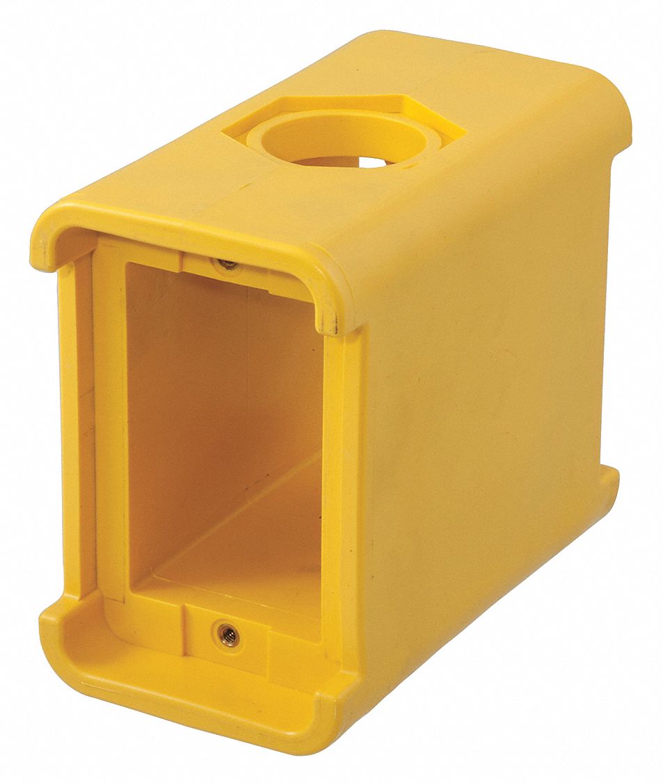 PORTABLE OUTLET BOX,1INHUB,THERMOPLASTIC