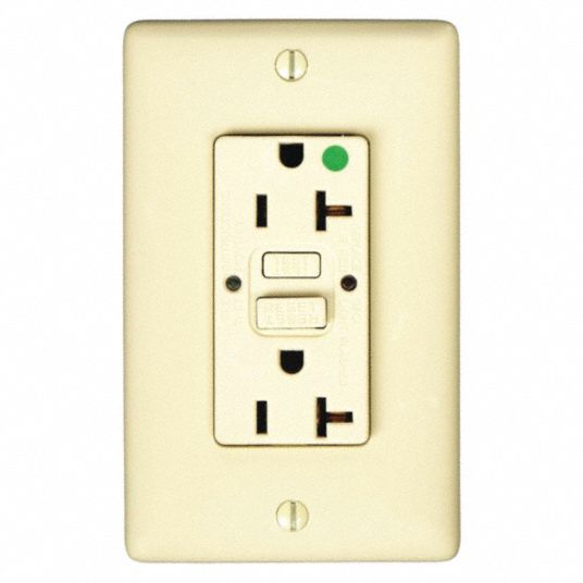 Duplex, 520R, GFCI Receptacle 39EA41GFRST83I Grainger