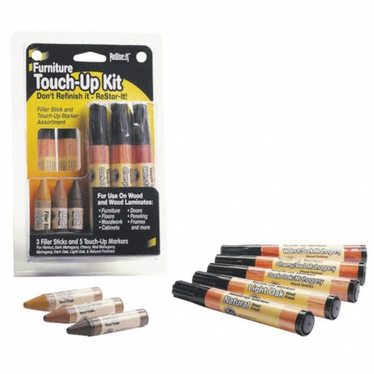 RESTORIT Furniture Touch Up Kit For Furniture, Natural/Walnut/Cherry