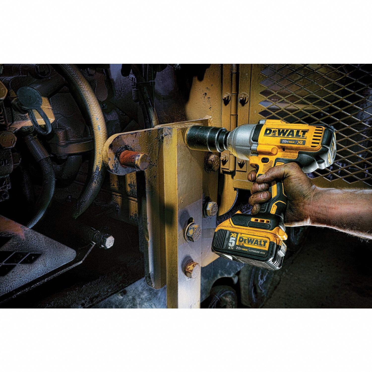 DEWALT Impact Wrench 1/2 in Square Drive Size, 700 ftlb Fastening Torque, 1,200 ftlb