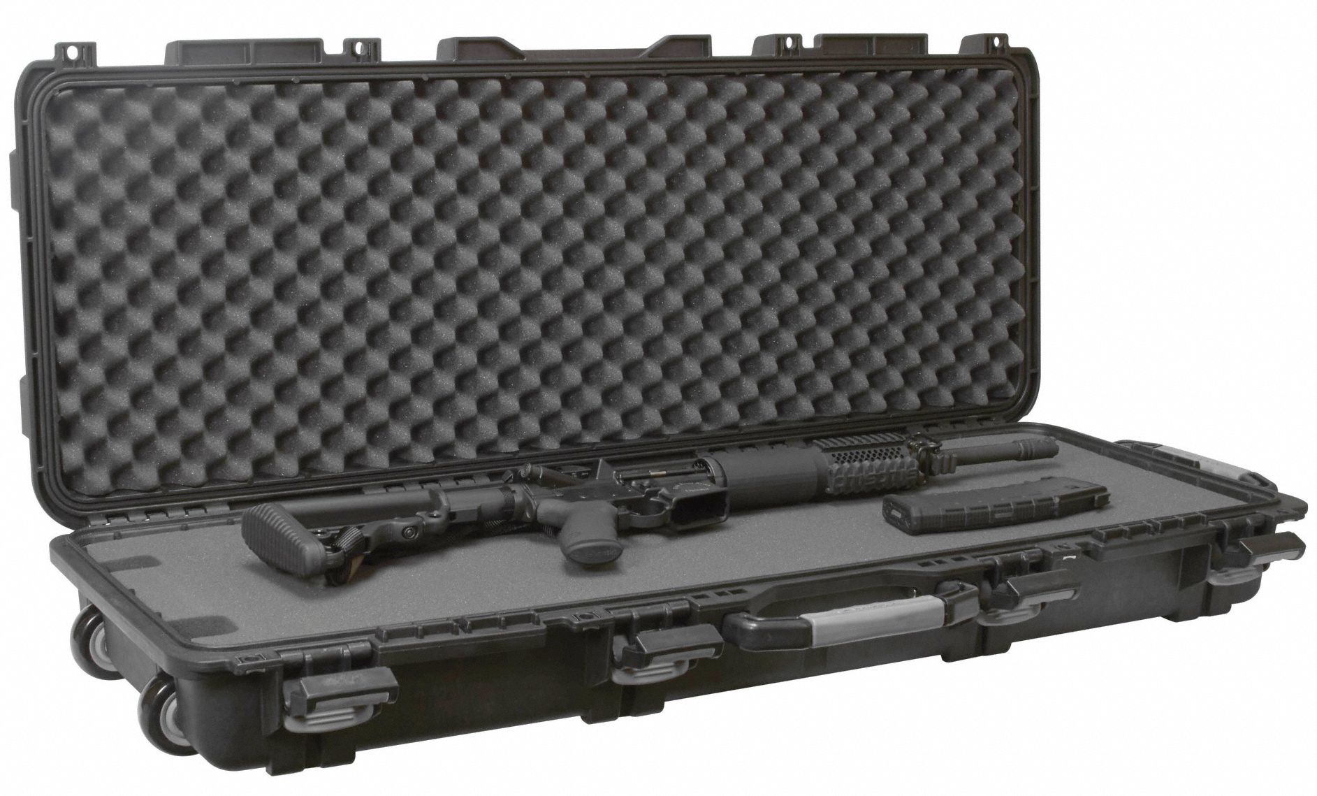 PLANO TACTICAL Rifle Case: Black, High Impact Copolymer Polypropylene ...