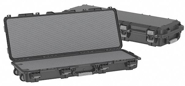 Rifle Case: Black, High Impact Copolymer Polypropylene, 0 Pockets (Inside)