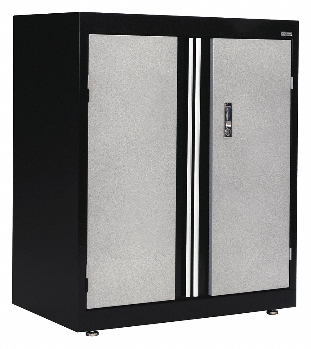 Sandusky Commercial Storage Cabinet Gray Black 36 H X 30 W X