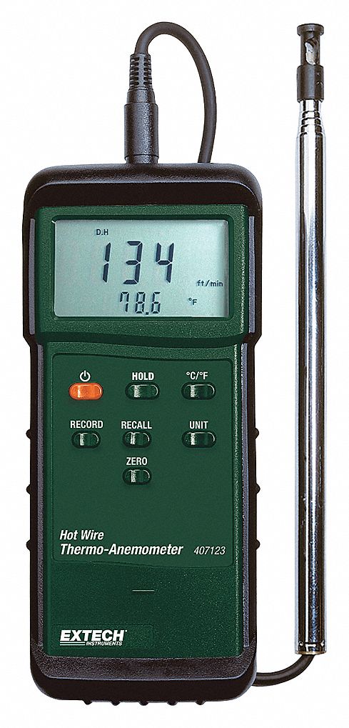 HOT WIRE THERMO-ANEMOMETER