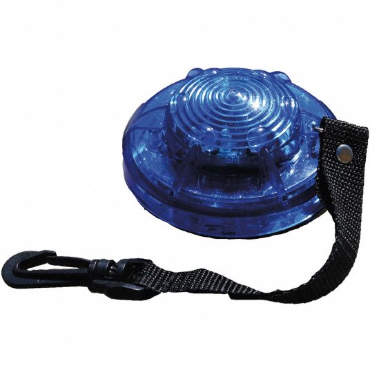 RAILHEAD GEAR, Blue, LED, Personal Warning/Safety Light 39F074M26B