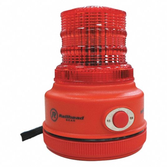 RAILHEAD GEAR, Red, LED, Safety/Warning Light 39F080M100R