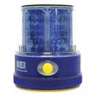 Luz de Seguridad Recargable, LED, Azul, 60, 100, 100, 120 Destellos por Minuto