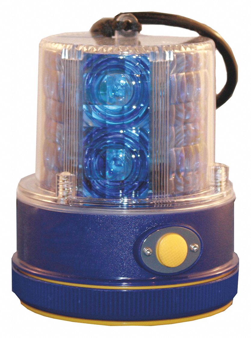 REVOLVING SAFETY/WARNING LIGHT,5-1/2" H