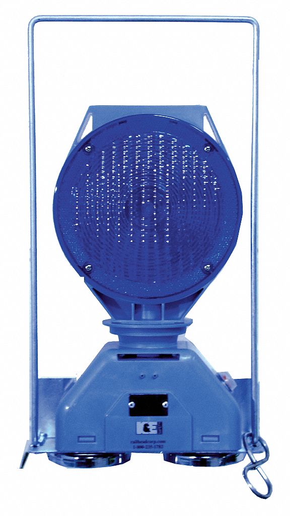 WARNING LIGHT,BLUE,LED,ROUND