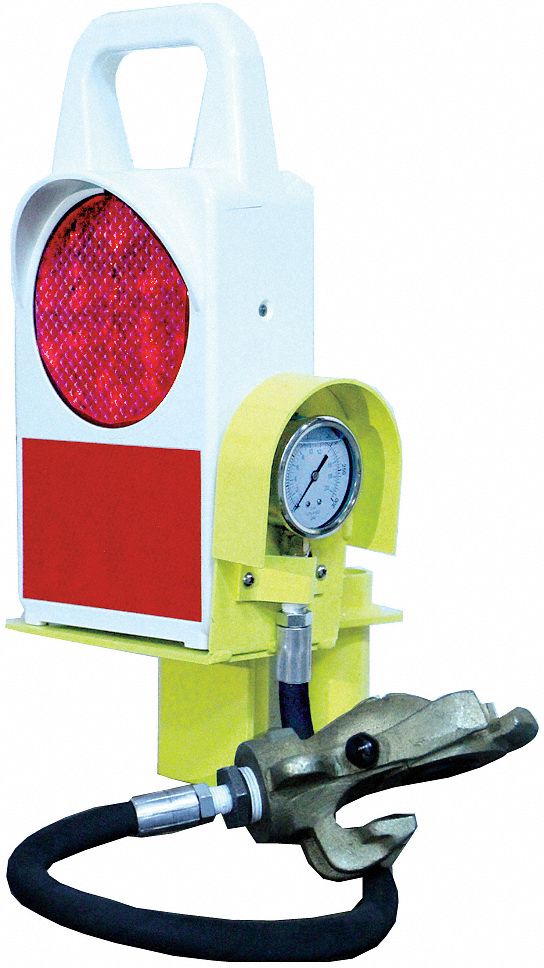 RAILHEAD GEAR, White, LED, End of Train Light 39F113EOT3 Grainger