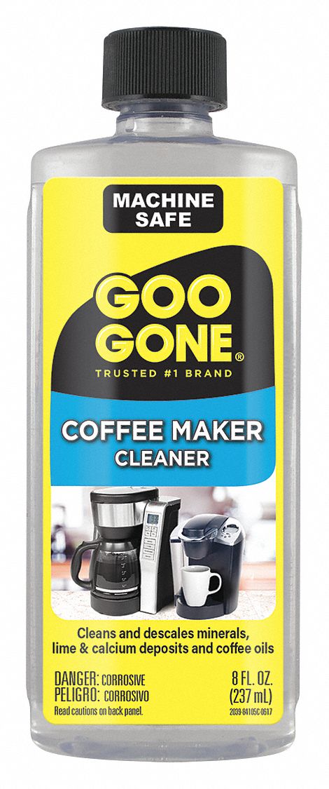 Coffee Maker Cleaner: Bottle, 8 oz Container Size, Ready to Use, Unscented