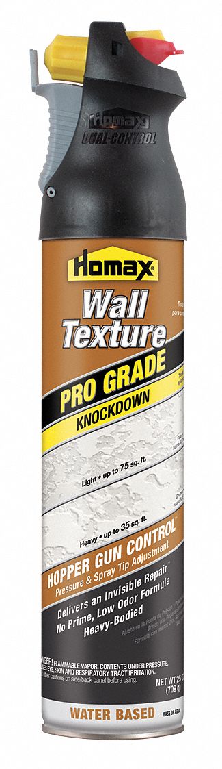 Wall Texture: Tinted/White, 25 oz Net Wt, Textured, 75 sq ft Coverage