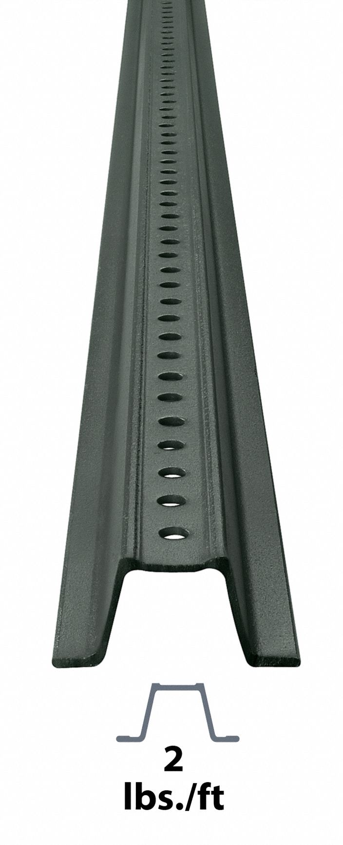 TAPCO Sign Post UChannel Sign Post, Steel, Breakaway Feature, 144 in