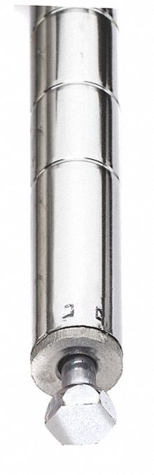 Post, Stacked, Chrome, 63 In, Ea