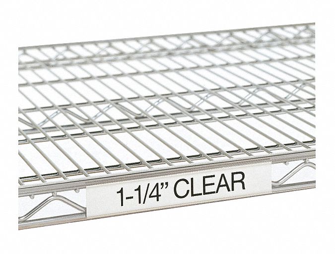 Label Holder, Clear, 48 In