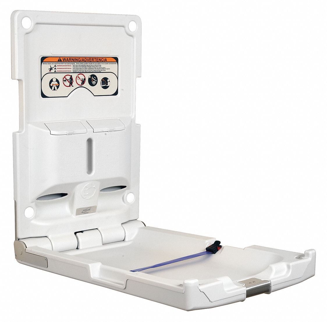 CHANGING STATION: 100-EV-BP, PLASTIC, 32 IN X 19½ IN X 4 IN, FLUSH MOUNT, VERTICAL