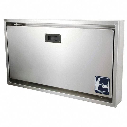 FOUNDATIONS, 100-SSC-R, Plastic/Stainless Steel, Changing Station -  39F737