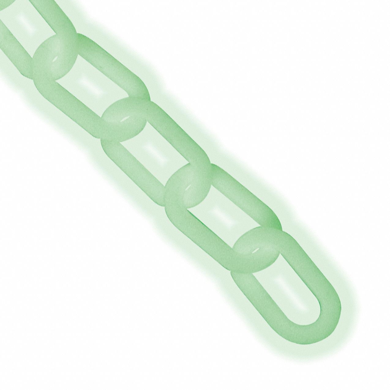 MR. CHAIN Plastic Chain, 3 In x 50 ft, Glow Green 39F8188002250