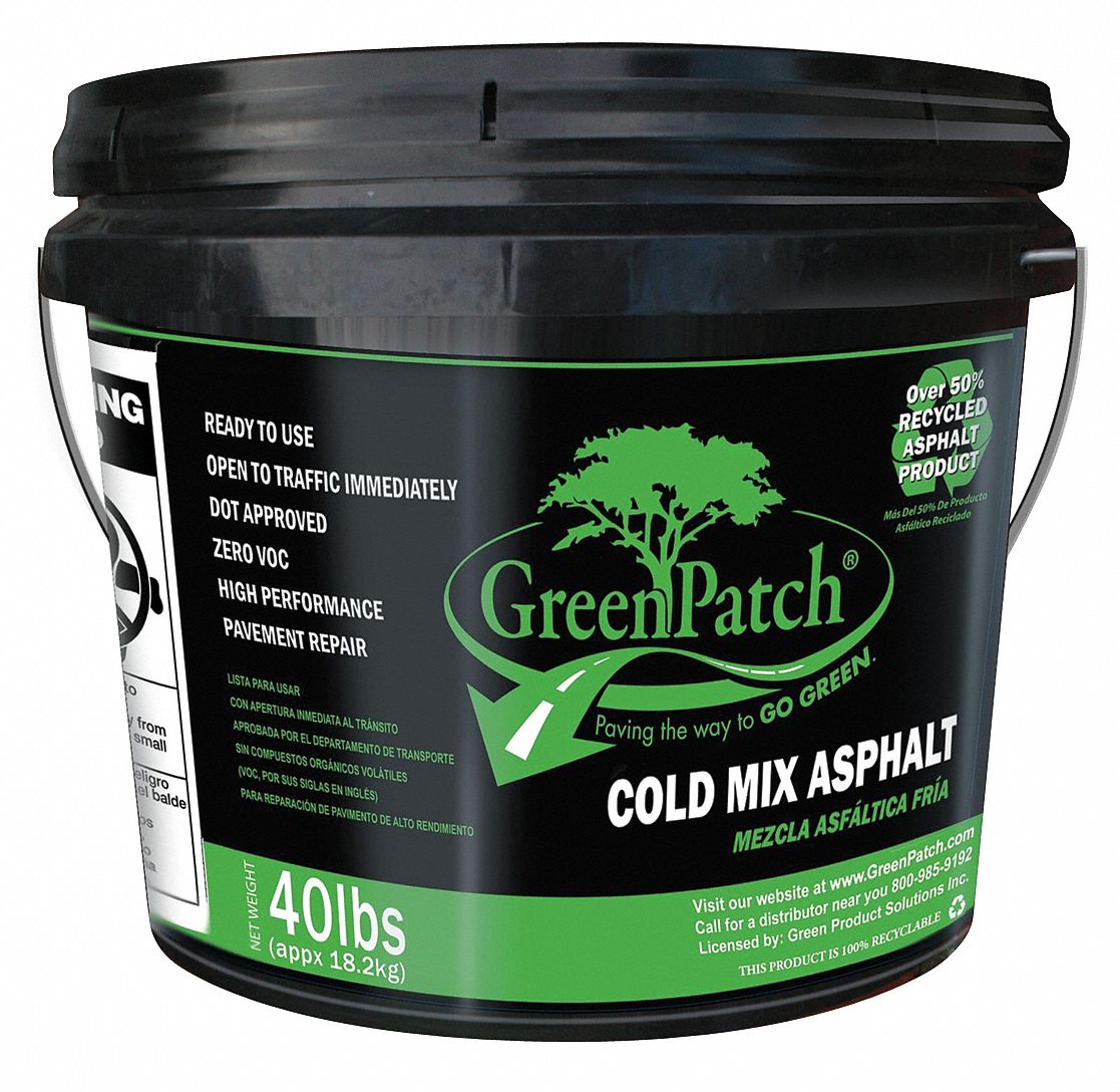 GREENPATCH, Cold Mix Asphalt, Recycled Asphalt Mix, Cold Patch 39F847