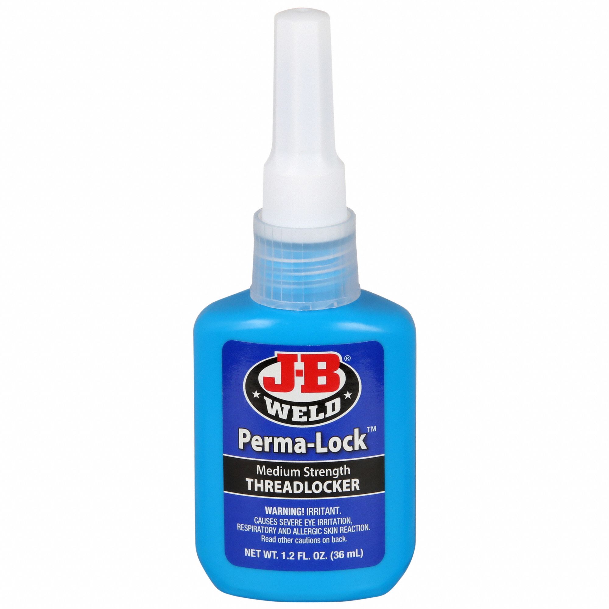 JB WELD, PermaLock, Blue, Threadlocker 39F86424236 Grainger