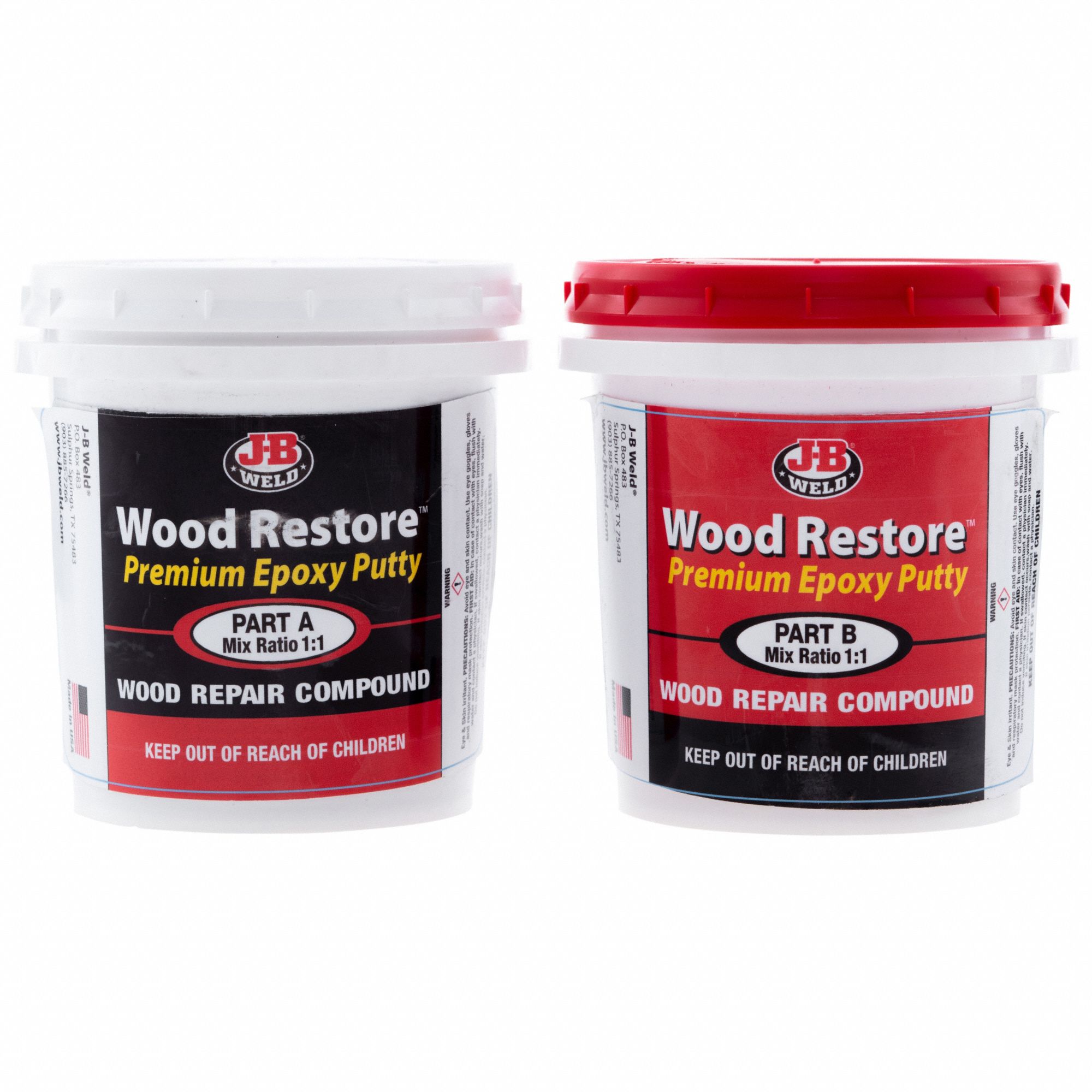 JB WELD, Wood Repair, 32 oz Container Size, Epoxy Putty Kit 39F87640006 Grainger